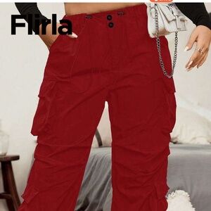 Cargo windbreaker pants